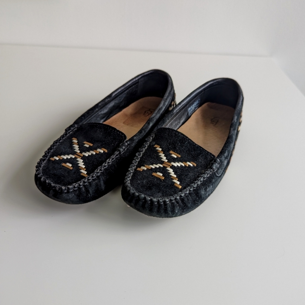 UGG Suede Driving Loafer sz 5 - Picture 4 of 16